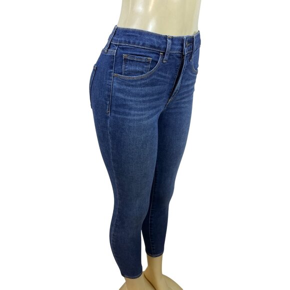 Gap Sky High Universal Jegging Denim Blue Womens Petite Stretch Jeans Size 2 - Picture 2 of 8